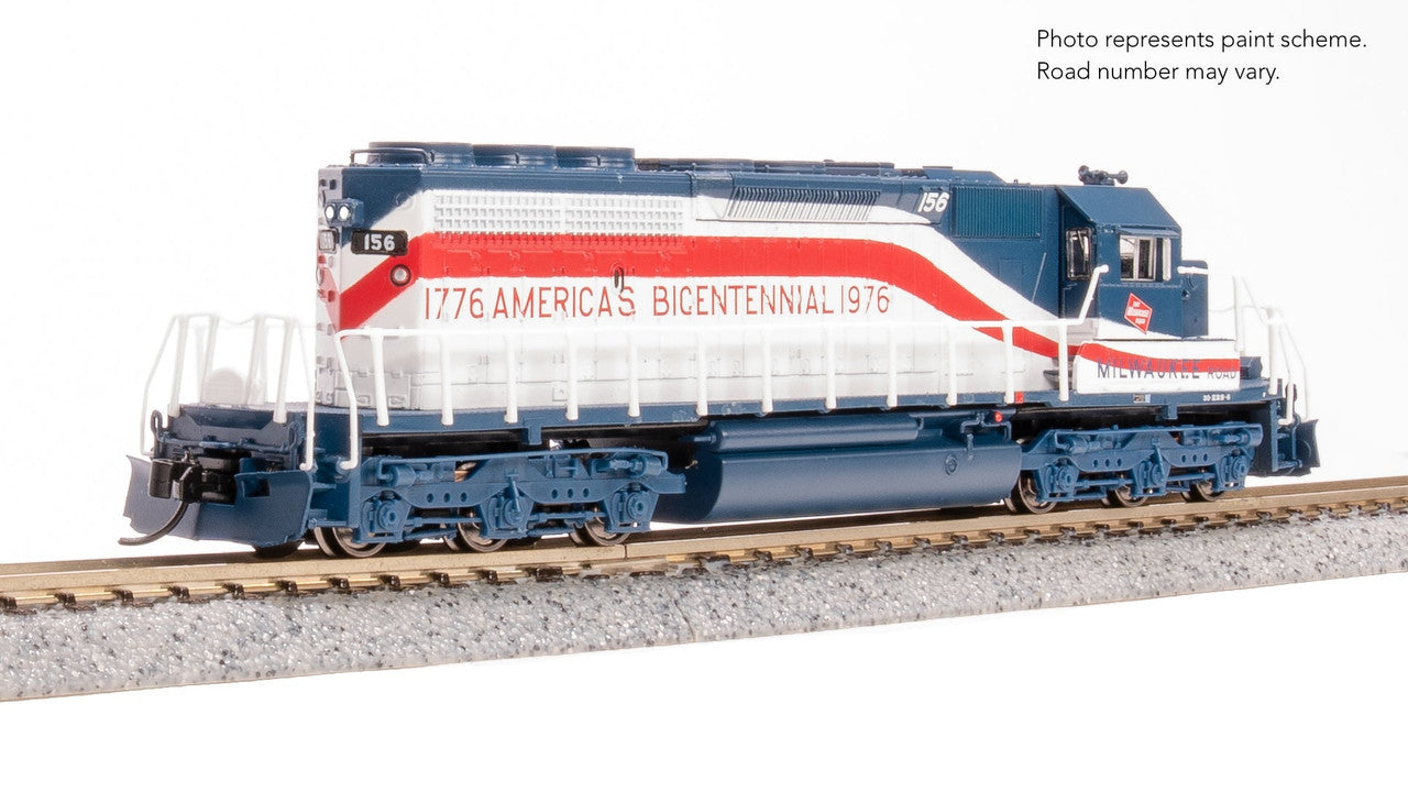 Broadway Limited 9466 N MILW EMD SD40-2 Diesel Locomotive Sound/DC/DCC #156