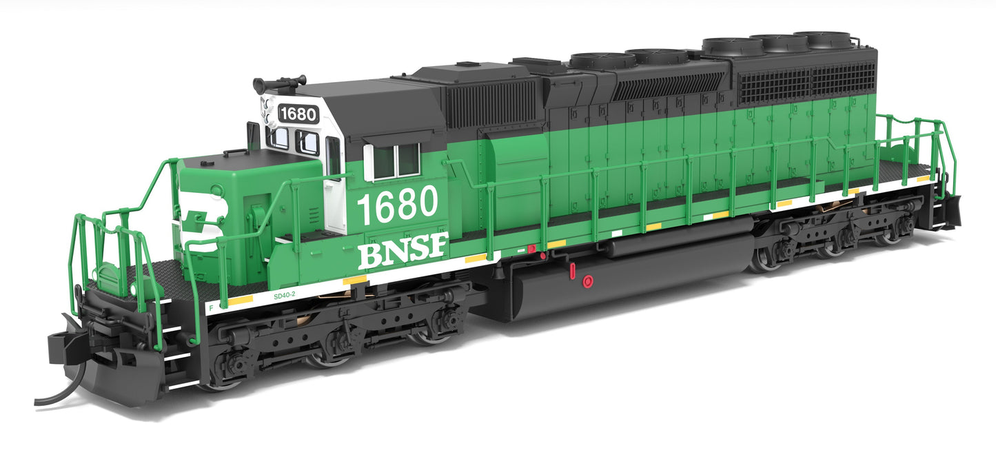 Broadway Limited 9463 N BNSF EMD SD40-2 Diesel Locomotive Sound/DC/DCC #1686