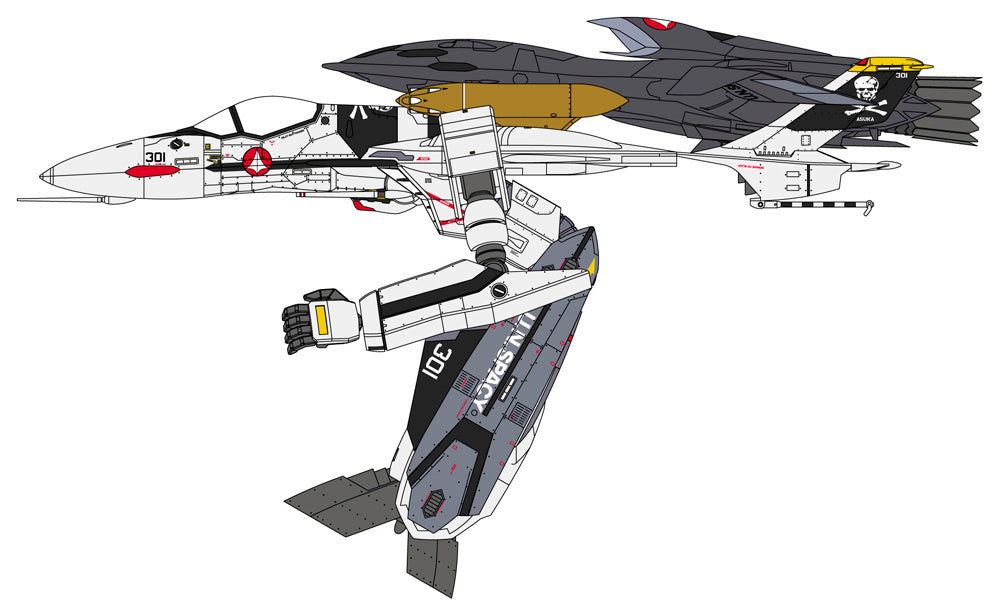 Hasegawa 65889 1:72 Macross Zero VF-0S Gerwalk with Ghost Plastic Model Kit