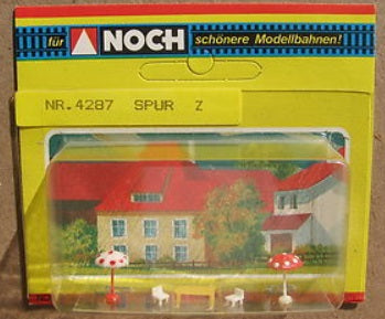 Noch 4287 Z Scale Patio Furniture