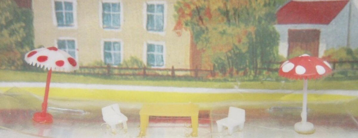 Noch 4287 Z Scale Patio Furniture