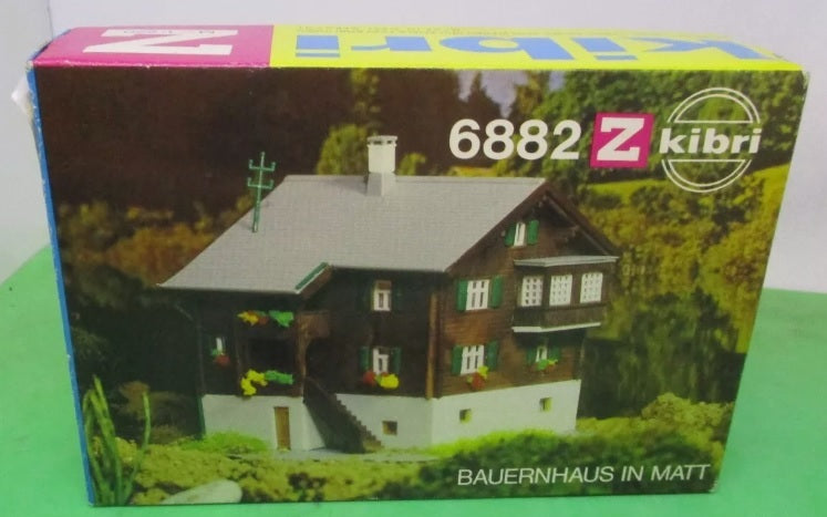 Kibri B-6882 Z Scale Farmhouse in Matt for Track Plastic Model Building Kit