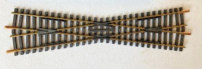 Fleischmann 1711 HO Cross Over Track, 15 Degree, Brass Rails w/Box