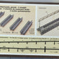 Faller 2901 Z Scale 4 Straight Track Ramps