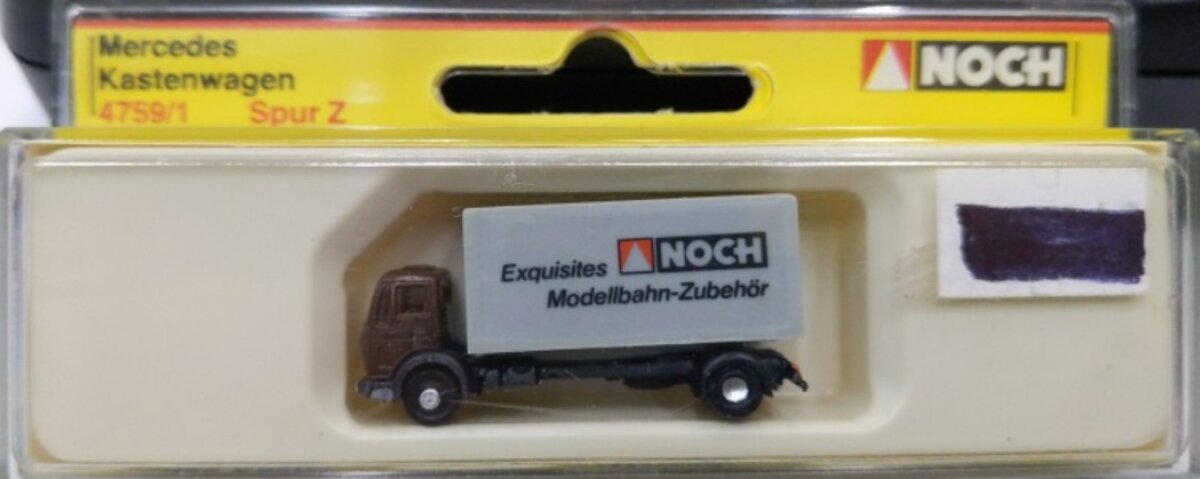 Noch 4759/1 Z Scale Noch Mercedes Box Truck