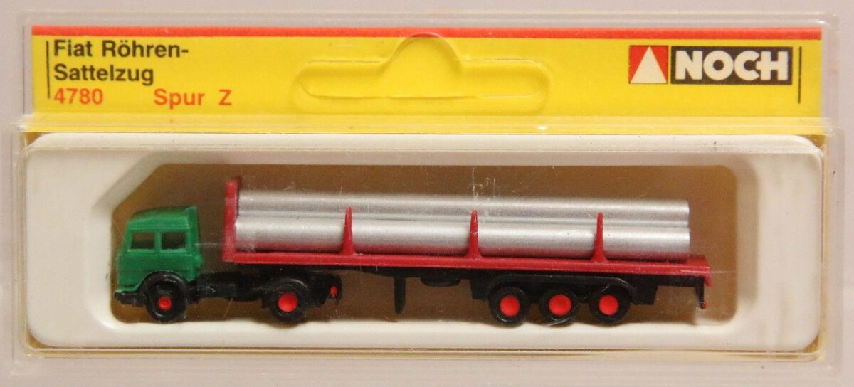 Noch 4780 Z Scale Mini-Club Fiat Truck with Pipe Load