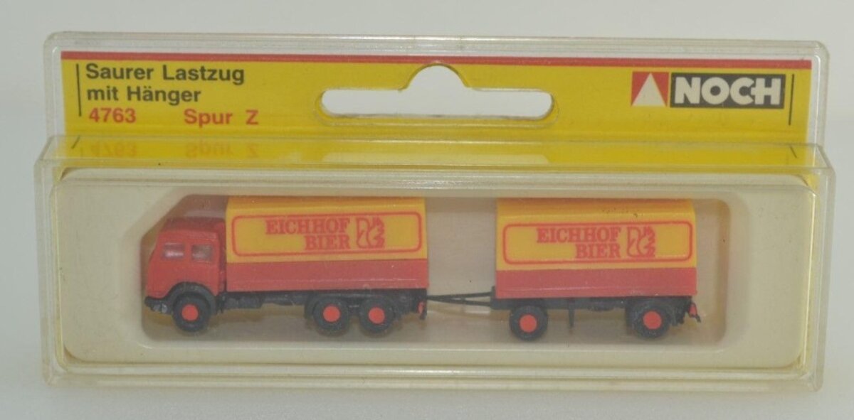 Noch 4763 Z Scale Mini-Club Eichhof Bier Semi Trailer Truck