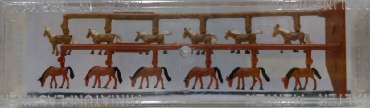 Merten Z 2408 Z Scale Brown & Tan Horses Figure