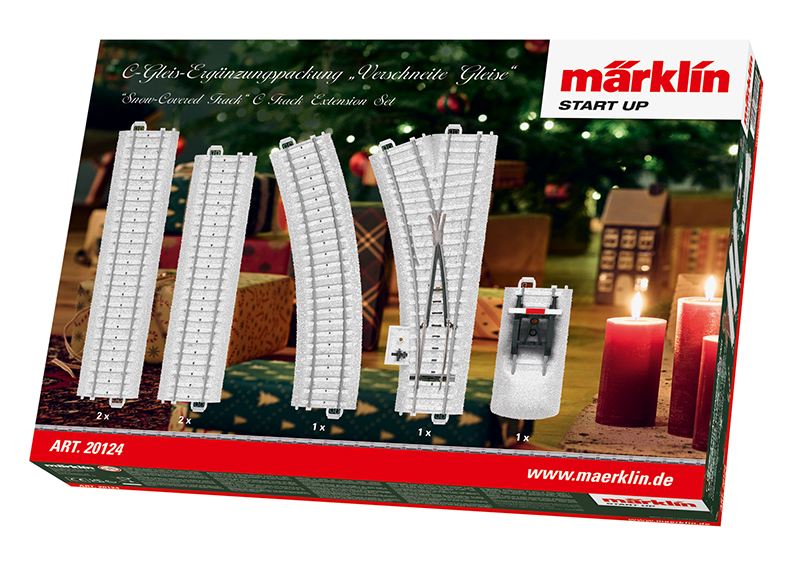 Marklin 20124 HO Märklin Start up - "Snow-Covered Track" C Track Extension Set
