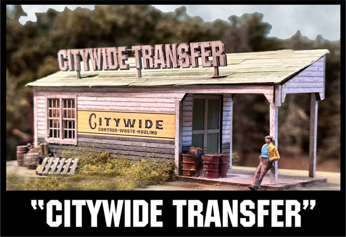Bar Mills 5024 HO Citywide Transfer Laser-Cut Wood Kit