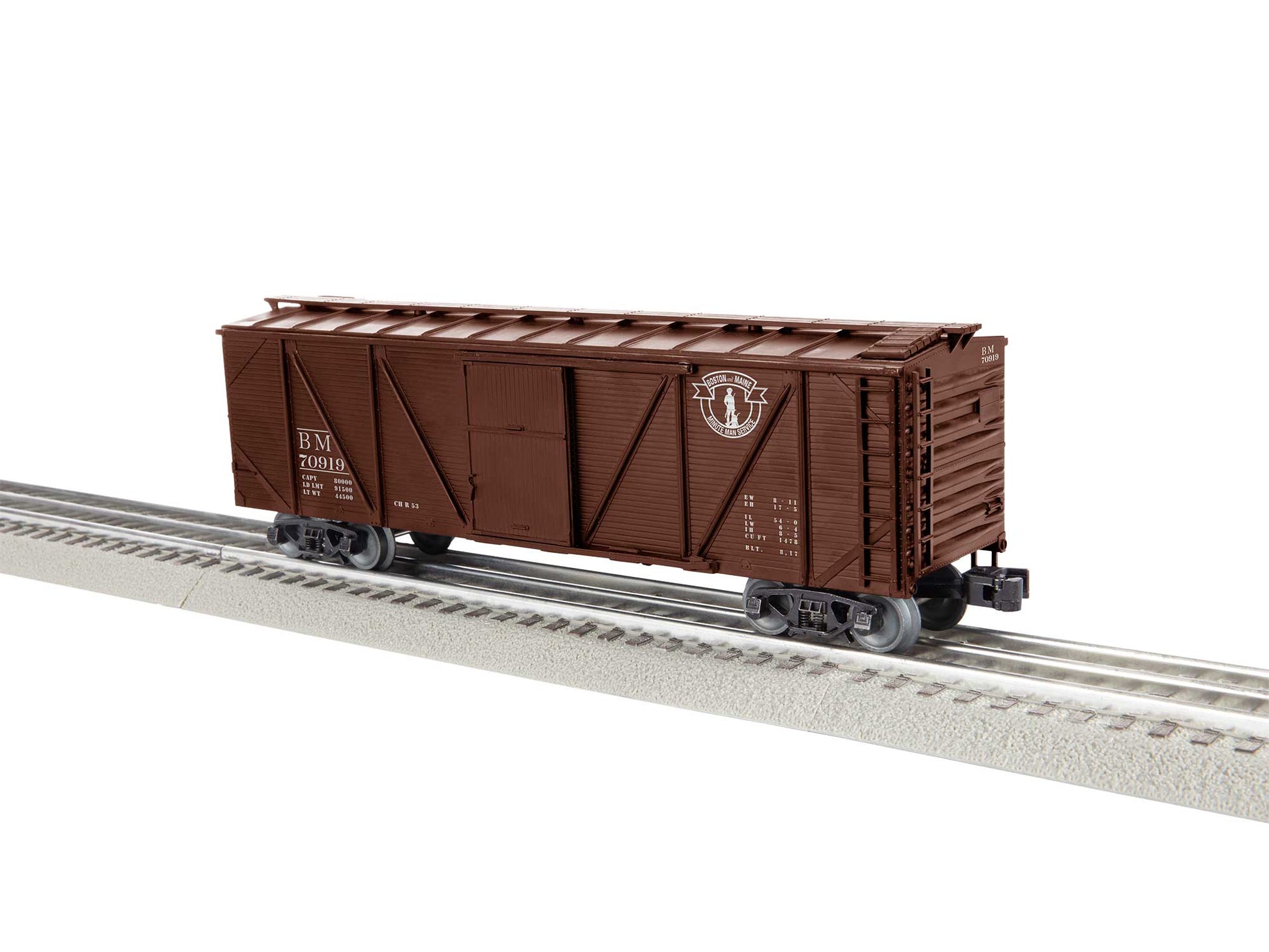 Lionel 2442162 O Boston & Maine Single Sheath Boxcar #70919