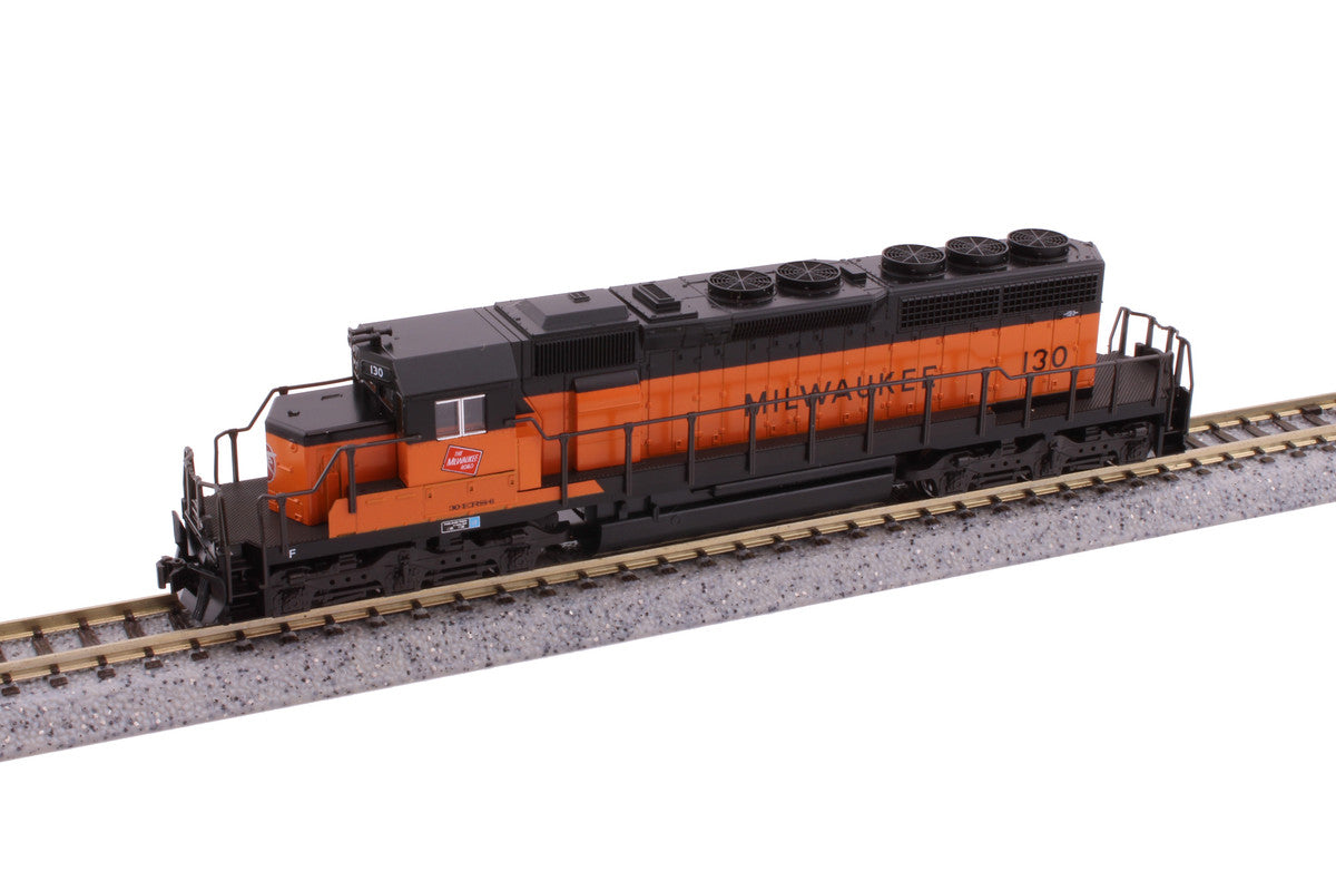 Kato 176-4825 N MILW EMD SD40-2 Diesel Locomotive Standard DC #130 NIB
