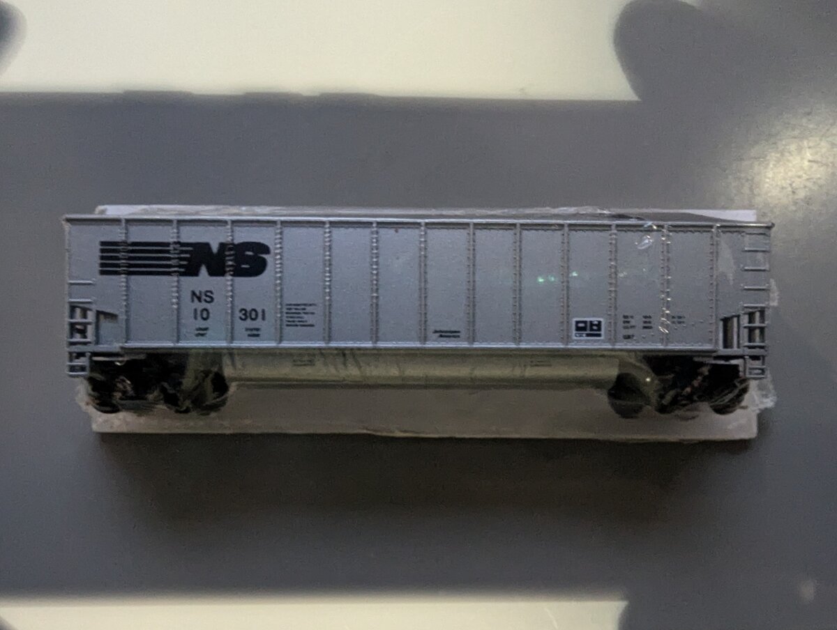 E&C Shops 10301 N Scale Silver Norfolk & Southern Coal Hopper Car