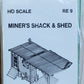 Railway Engineering 9 Miner's Shack & Shed Kit