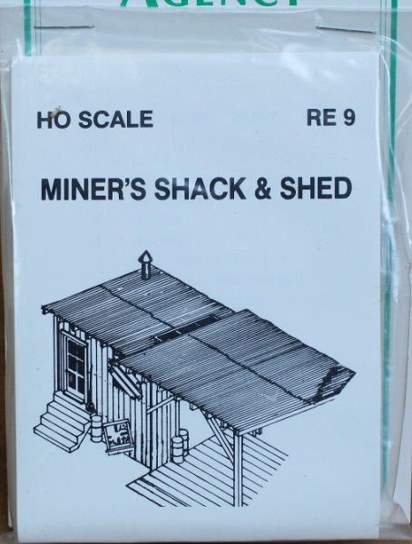 Railway Engineering 9 Miner's Shack & Shed Kit