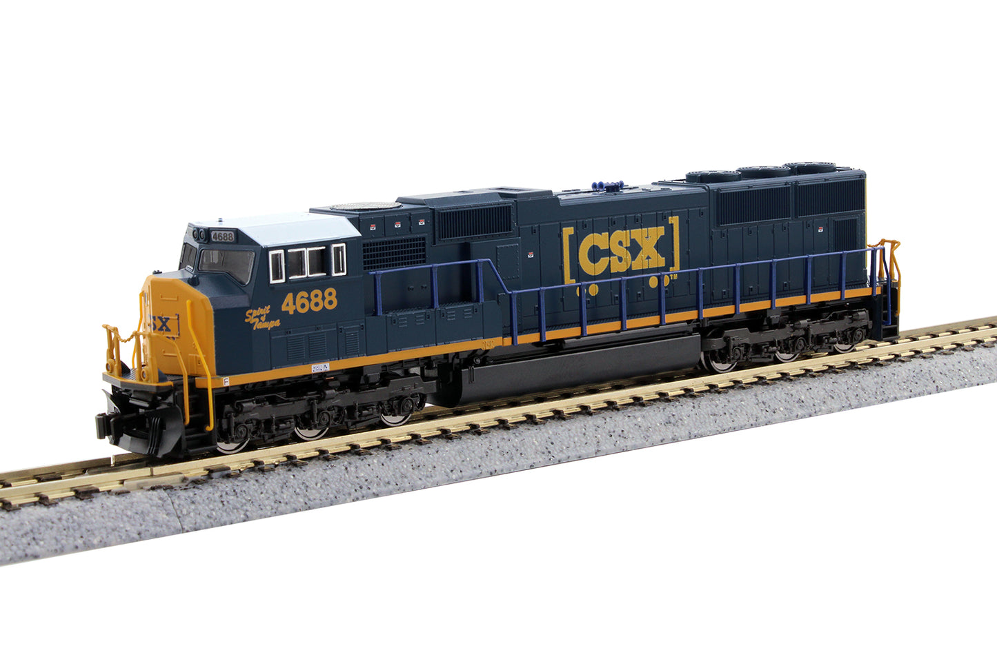 Kato 176-7617-DCC N CSX EMD SD70M 'Spirit of Tampa' Diesel Loco with DCC #4688