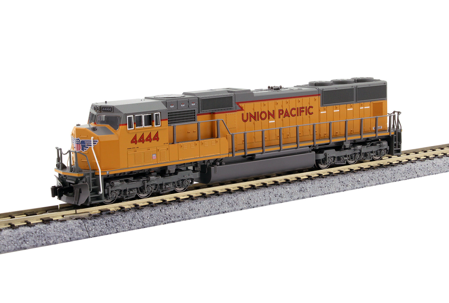 Kato 176-7618 N Union Pacific EMD SD70M Flat Radiator Diesel Locomotive #4444