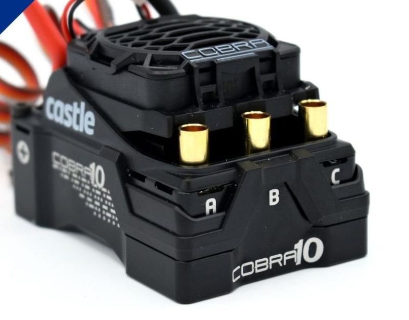 Castle Creations 010-0174-00 Cobra 10 6S Max 25.2V ESC w/1406-6900KV Motor