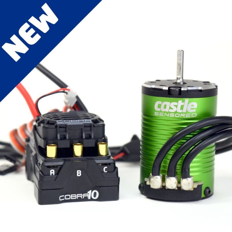 Castle Creations 010-0174-02 Cobra 10 6S Max 25.2V ESC w/1406-5700KV Motor