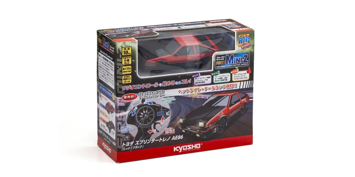 Kyosho 66613 First Mini-Z Trueno AE86 Red RC Car
