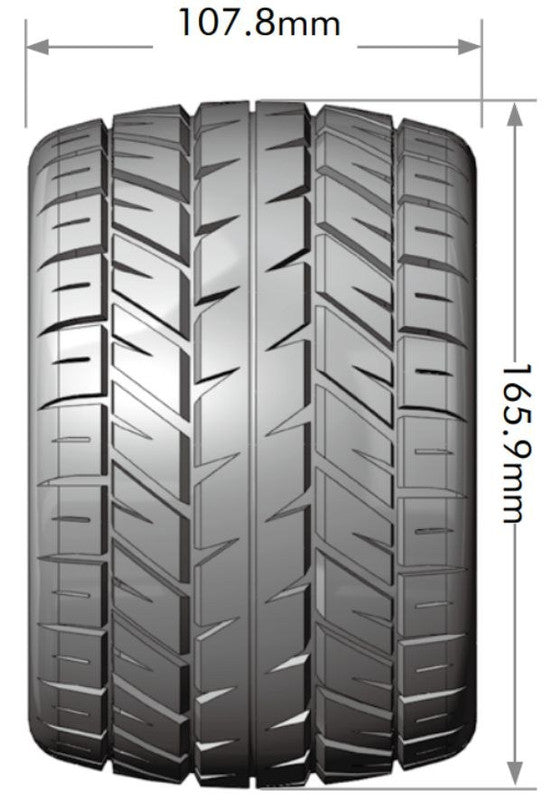 Louise R/C L-T3217X 1:8 MT-Rocket Sport Monster Truck Tires