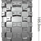 Louise R/C L-T3272SX 1:10 ST-Mcross Soft Stadium Truck Tires