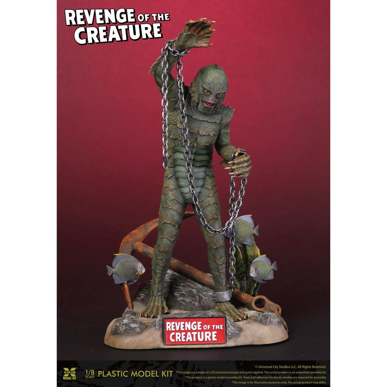 X-Plus Model Kit 200362 1:8 Revenge of the Creature Plastic Model Kit