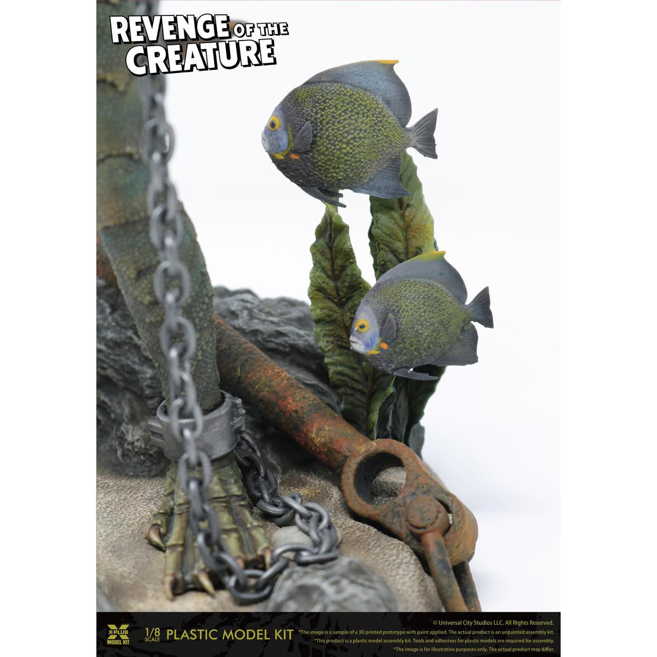 X-Plus Model Kit 200362 1:8 Revenge of the Creature Plastic Model Kit