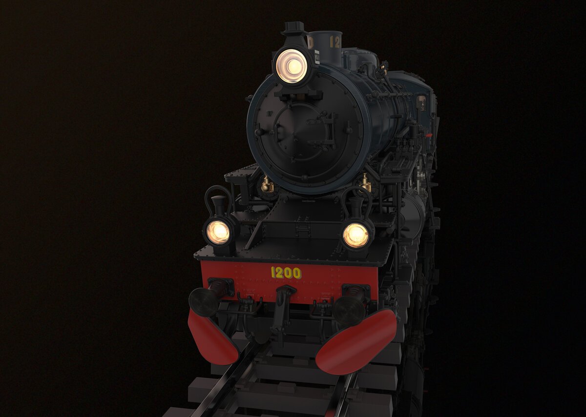 Marklin 39490 HO Swedish State Railways Class F 1200 Steam Locomotive