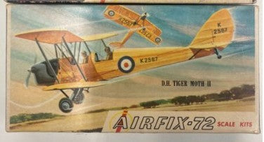 Airfix Products 4-29 1:72 D.H. Tiger Moth II Airfix-72 Military Model Kit