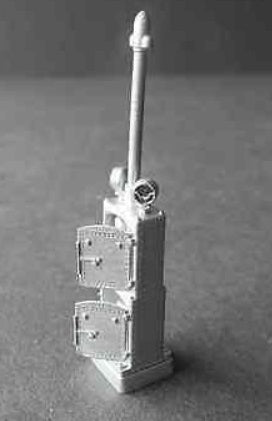Showcase Miniatures 2193 HO Scale Ground Relay Box & Mast W/Block Indicators Kit