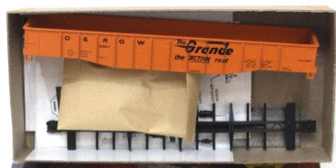 Athearn 1649 HO D & R G W Rio Grande Gondola Car Kit