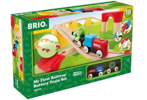 Brio 33710 Wooden My First Railway Battery Train Set