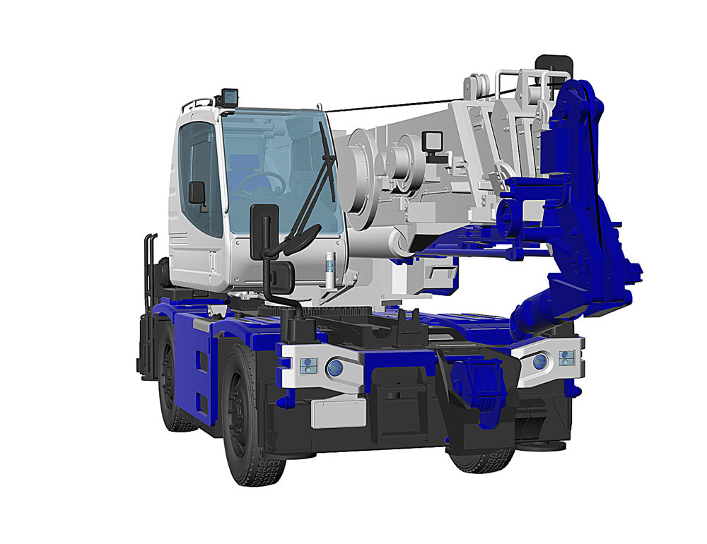 Hasegawa 66110 1:35 Tadano Rough Terrain Crane Plastic Model Kit