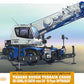 Hasegawa 66110 1:35 Tadano Rough Terrain Crane Plastic Model Kit