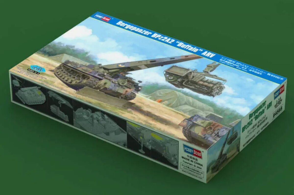 Hobby Boss 84568 1:35 Bergepanzer BPz2A2 Buffalo ARV Plastic Model Kit