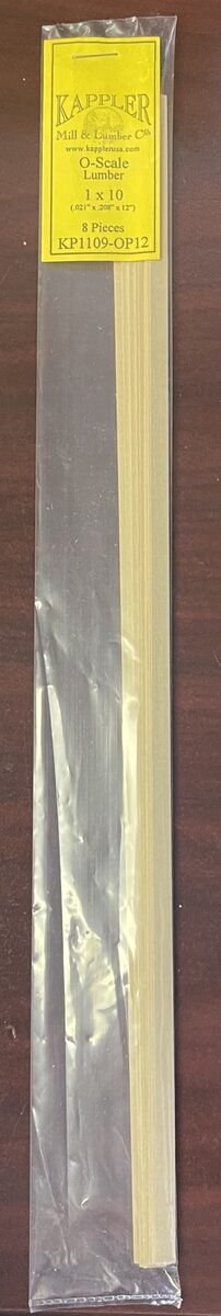 Kappler KP1109-OP12 O Lumber 1 x 10 (.021" x .208" x 12") - Pack of 8