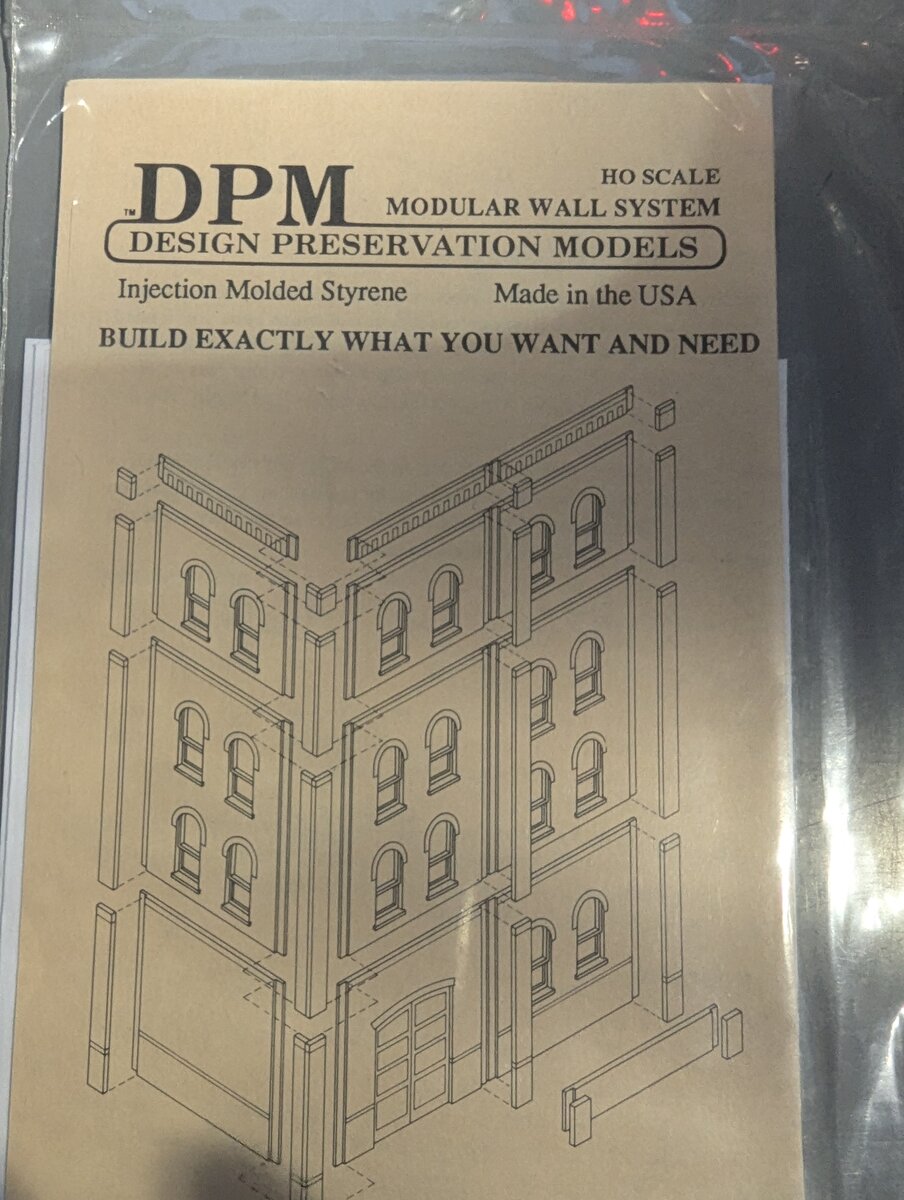 DPM 301-16 HO Scale Modular Wall System Planning Sheet