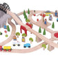 Big Jig Rails BJT016 Wooden Mountain Railway Train Set