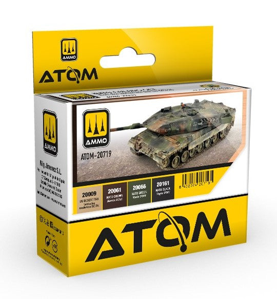 Mig Jimenez 20719 Atom: NATO Camouflage Acrylic Paints (Set of 4)