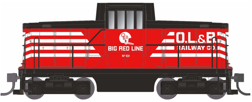 Rapido Trains 48573 HO OLB GE 44 Tonner Switcher DC/DCC/Sound #101