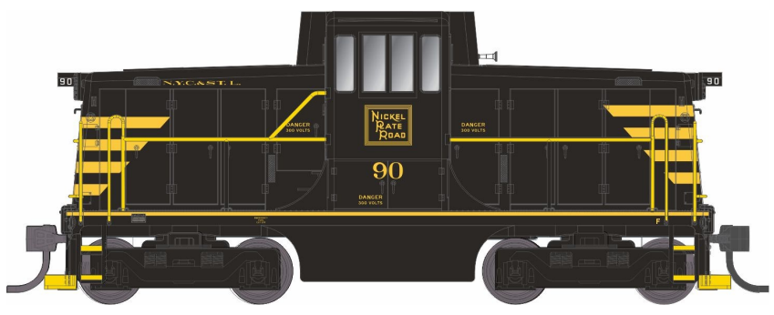 Rapido Trains 48572 HO Nickle Plate GE 44 Tonner Switcher DC/DCC/Sound #90