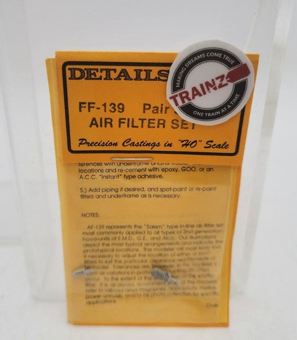 Details West FF-139 HO Scale Air Filter Set