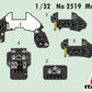 Italeri 2519 1:32 Macchi MC.205 Veltro Fighter Aircraft Plastic Model Kit