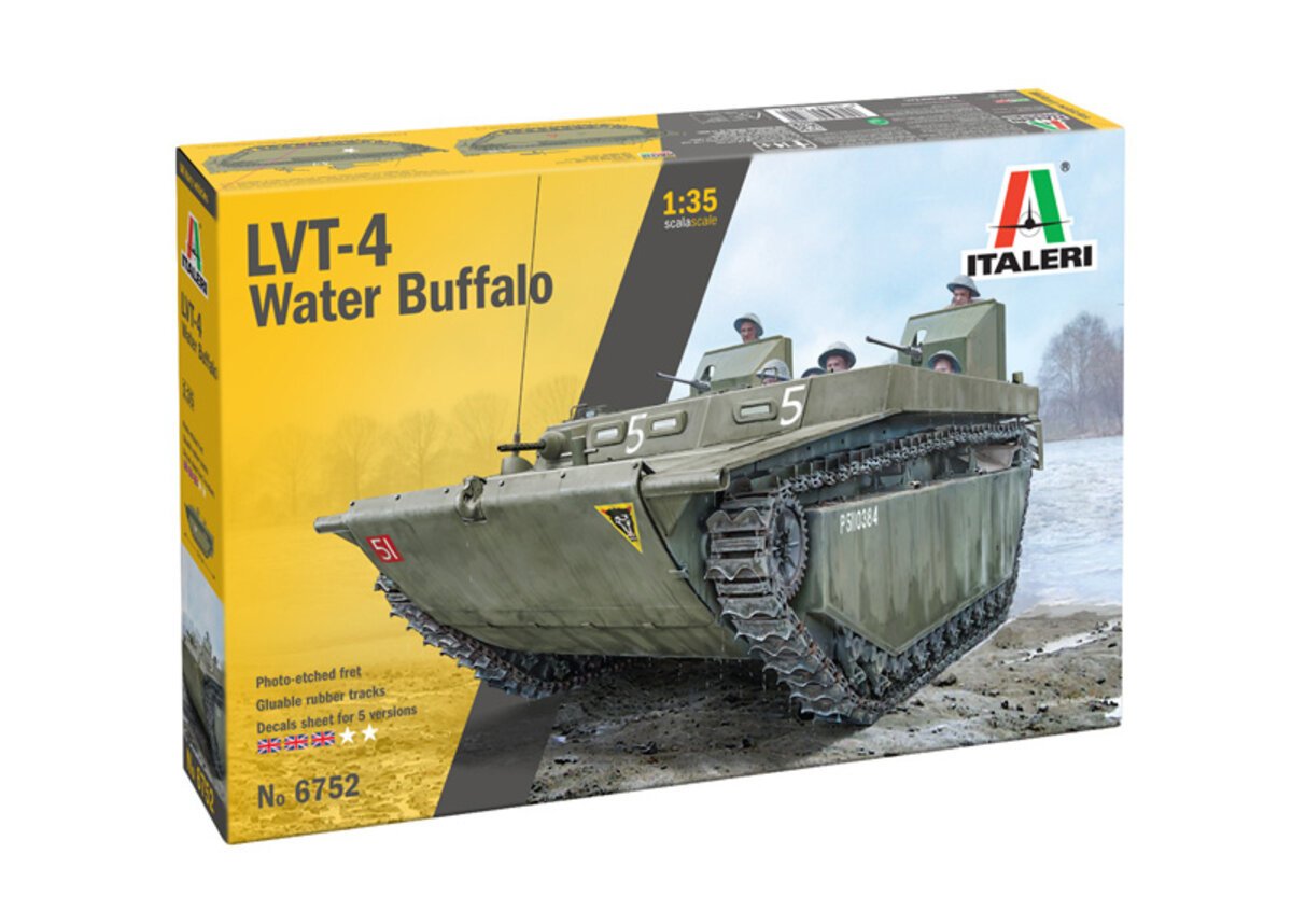 Italeri 6752 1:35 LVT-4 Water Buffalo ETO