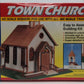 Life Like 01350 HO Scale Town Church Building Kit