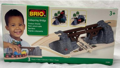 Brio 33381 Wooden Collapsing Bridge 3 Piece Kit