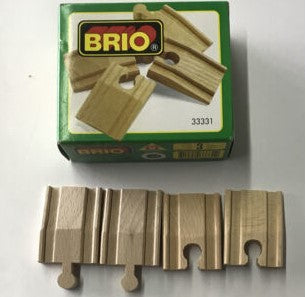 Brio 33331 Wooden Raised Track Pieces (Set of 3)