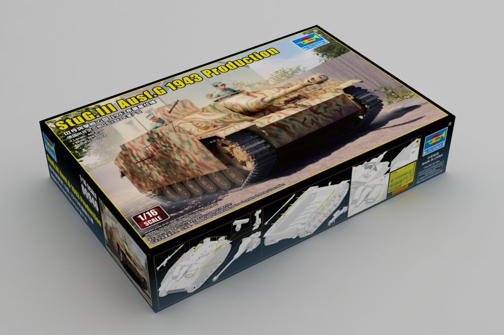 Trumpeter 00946 1:16 StuG.III Ausf.G 1943 Production Armor Plastic Model Kit