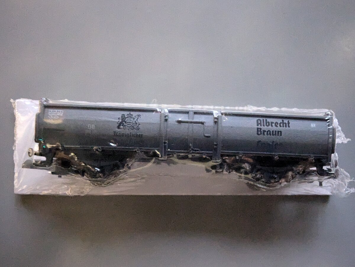 Marklin 86LLBR Z Scale Albrecht Braun Gray Gondola Car